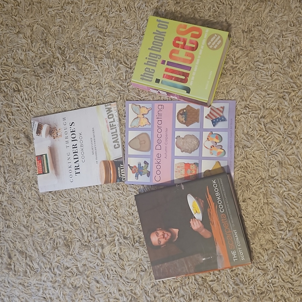 Lot of 4 cookbooks